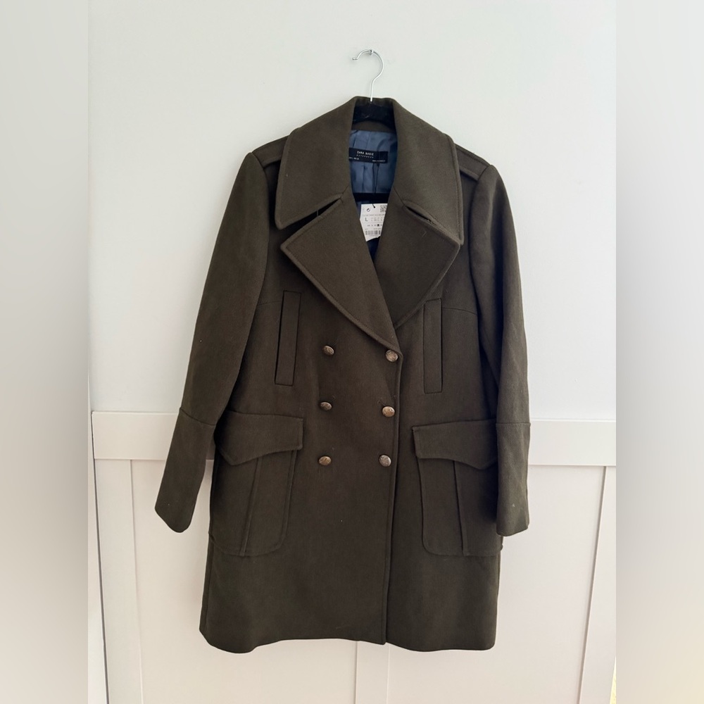 Zara wool jacket 
Sz Large